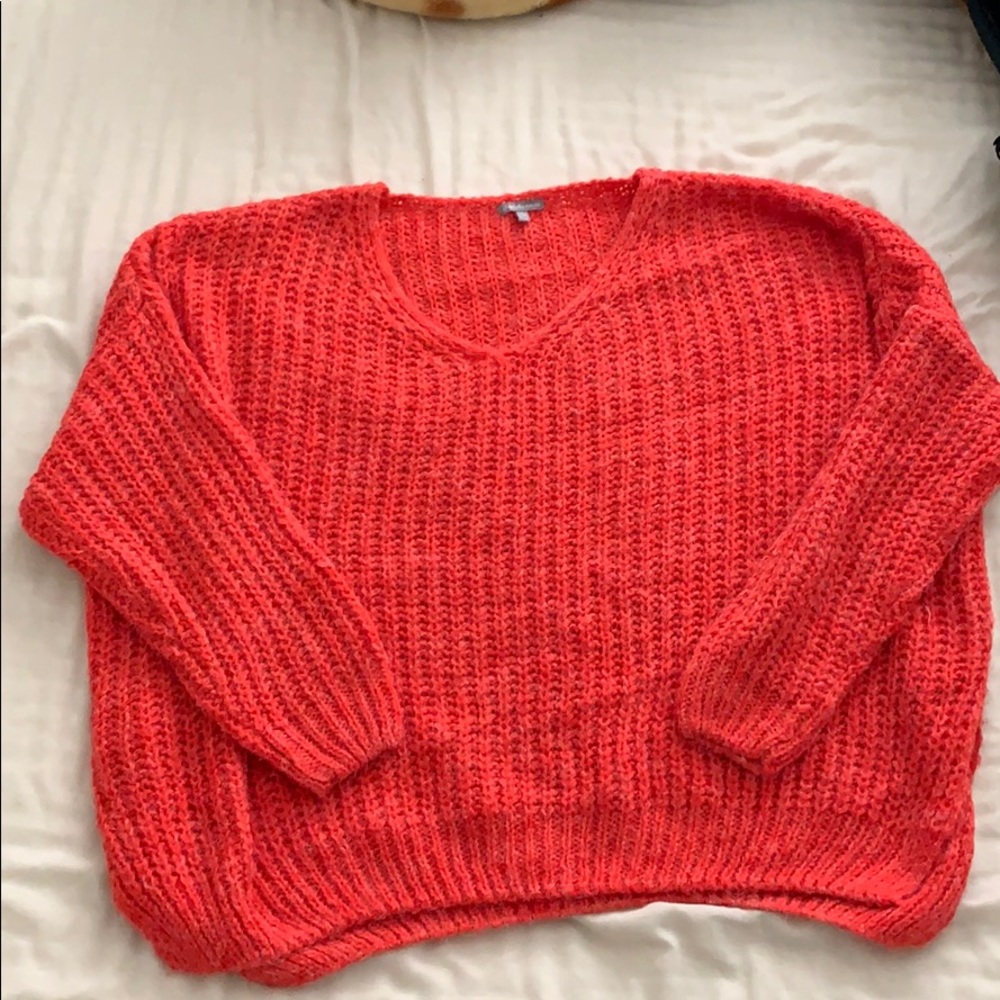 Orange cute sweater